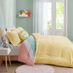 Erin Rainbow Sunburst Reversible Cotton Comforter Set Yellow -Bedding Promotion GUEST 0125b517 e745 49e5 83c9 ddb3c0b13852