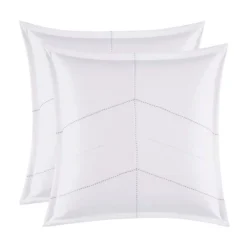 White Courtney Euro Sham - City Scene