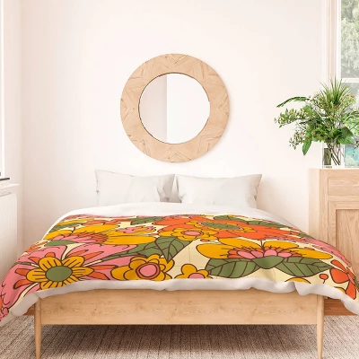 Deny Designs ThirtyOne Illustrations Spring In Retro Duvet Set 4 Deny Designs ThirtyOne Illustrations Spring In Retro Duvet Set - Image 2