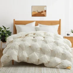 Puredown Pleat Organic Cotton White Goose Down Comforter Duvet Insert 13 Puredown Pleat Organic Cotton White Goose Down Comforter Duvet Insert -Bedding Promotion GUEST 03b70599 7383 436c b14a 22f129b1347d