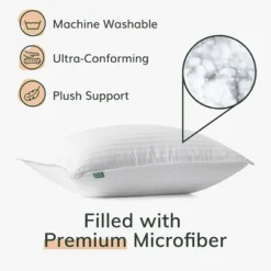 Fern & Willow Luxury Down Alternative Plush Adjustable Fill Pillow 11 Fern & Willow Luxury Down Alternative Plush Adjustable Fill Pillow -Bedding Promotion GUEST 06b69c6d 8503 443d a071 e4a1b35059a4