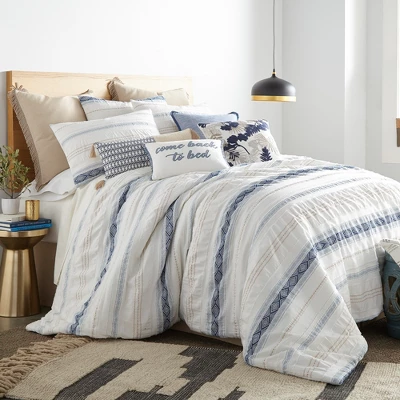 Pickford Blue - Duvet Cover Set - Cream & Blue - Levtex Home 6 Pickford Blue - Duvet Cover Set - Cream & Blue - Levtex Home - Image 4