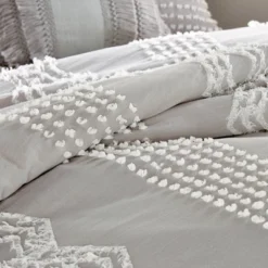 Peri Home 3pc Cut Geo Comforter Set Gray -Bedding Promotion GUEST 08bd2fb8 c867 4f1e 93ea e895fda2ae9a