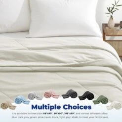 Peace Nest Ice Cooling Reversible Waffle Blanket For Summer Dual-side Comfort -Bedding Promotion GUEST 0aa7ae35 f58f 49ca 9694 662c8d47ca7f