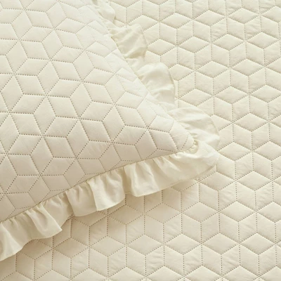 Lush Décor French Country Geo Bedspread & Sham Set 6 Lush Décor French Country Geo Bedspread & Sham Set - Image 4