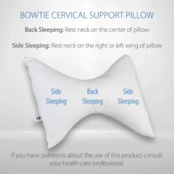 Core Products Bowtie Pillow- Neck & Head Support For Side & Back Sleeping -Bedding Promotion GUEST 0e000ea3 50a8 4103 b7eb 27b0f1a511ef