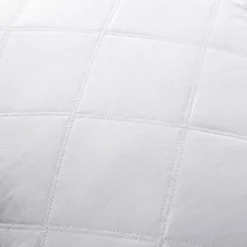 Peace Nest Goose Feather Down Pillow White Quilted Cotton Cover Set Of 2 -Bedding Promotion GUEST 0f02b36b 2baf 431b 9af9 04916951aa11