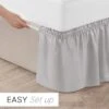 Ruffled Elastic Wrap Around Bedskirt 15 Inch Drop - CGK Linens -Bedding Promotion GUEST 0f9c0ef1 04ea 483f 816b 7d9258935fcf