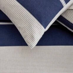King River Stripe Comforter & Sham Set Navy - G.H. Bass & Co. 9 King River Stripe Comforter & Sham Set Navy - G.H. Bass & Co. -Bedding Promotion GUEST 0fb187d9 429e 46c0 8d00 3b1cec2136b1