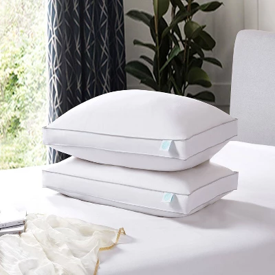 Standard 2pk Feather & Down Bed Pillow White - Martha Stewart 5 Standard 2pk Feather & Down Bed Pillow White - Martha Stewart - Image 3
