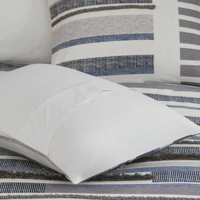 3pc Serena Cotton Printed Comforter & Sham Set With Trims 7 3pc Serena Cotton Printed Comforter & Sham Set With Trims - Image 5