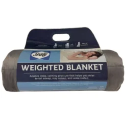 Sealy 48" X 72" Microplush 12lb Weighted Blanket Gray -Bedding Promotion GUEST 104981b7 7fb9 45cf bcff b512a3b5db4e