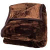 Lavish Home Solid Soft Heavy Thick Plush Mink Blanket 8 Pound - Coffee -Bedding Promotion GUEST 11fdc979 d41d 43a0 a396 fcc5fe2ae7e6