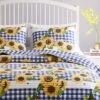 Sunflower Quilted Reversible Pillow Sham Gold By Barefoot Bungalow -Bedding Promotion GUEST 131b144e 69d0 46ed ac38 ce89beb548a1