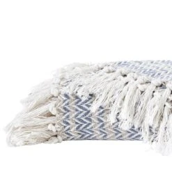 Southshore Fine Living Agadir Collection 100% Cotton Bed Blanket Hearing Bone Stripe Pattern -Bedding Promotion GUEST 13f92d2d e7cb 4b05 8c1a 3e57871e96c6