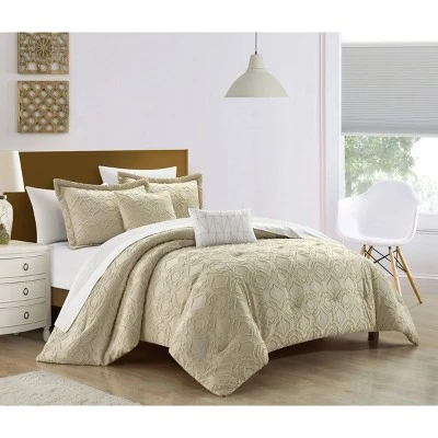 Janea 5pc Comforter Set - Chic Home Designs 3 Janea 5pc Comforter Set - Chic Home Designs
