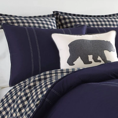Navy Kingston Comforter Set - Eddie Bauer® 5 Navy Kingston Comforter Set - Eddie Bauer® - Image 3
