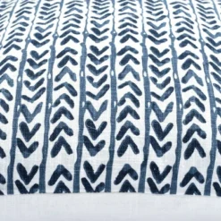 20"x20" Oversize Yani Family-Friendly Square Throw Pillow Cover Navy - Lush Décor -Bedding Promotion GUEST 1913a7ca 4d48 4232 b7cd 405f70dfcc55