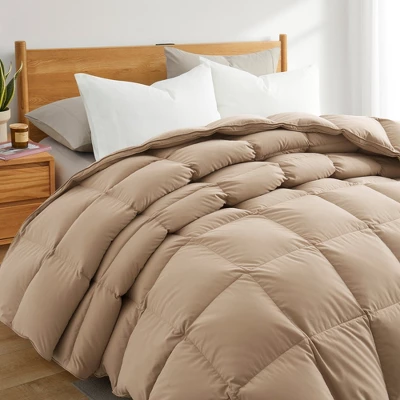 Peace Nest Light&All-Season Warmth White Goose Feather Down Comforter Duvet Dark Gray 3 Peace Nest Light&All-Season Warmth White Goose Feather Down Comforter Duvet Dark Gray