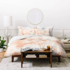 Amy Sia Tie Dye 3 Peach Duvet Set - Deny Designs -Bedding Promotion GUEST 1be13805 4c3c 410f aeb9 9eba8b7a1449