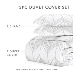 Chevron & Polka Dots Pattern Premium 3 Piece Duvet Cover Set, Ultra Soft, Easy Care - Becky Cameron -Bedding Promotion GUEST 1bfcf5d7 1417 4a9c b2be c481ddaaa8a1