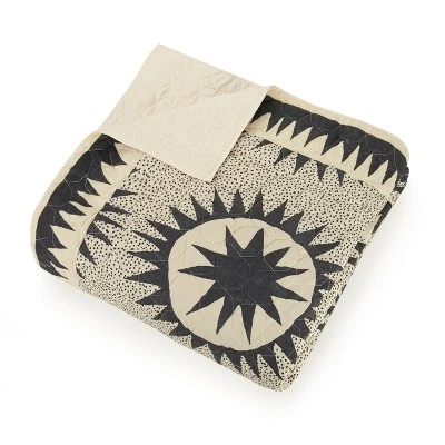 Soleil Burst Quilt Set Gray - Jungalow By Justina Blakeney 5 Soleil Burst Quilt Set Gray - Jungalow By Justina Blakeney - Image 3