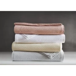 King Deluxe Woven Cotton Bed Blanket Blush - Charisma -Bedding Promotion GUEST 1eb2c6d5 3de2 4834 bf0b e6407e0bfd9c