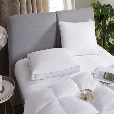 Standard 2pk Feather & Down Bed Pillow White - Martha Stewart 3 Standard 2pk Feather & Down Bed Pillow White - Martha Stewart