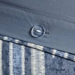 Inari Cotton Printed Duvet Cover Set With Trims Indigo Blue - Ink+Ivy -Bedding Promotion GUEST 213a6bc8 3e02 45b1 b6f0 e0b69f0c2773