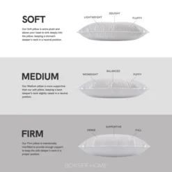 Medium 700 Fill Power Luxury White Duck Down RDS Certified Machine Washable White Bed Pillow | BOKSER HOME 14 Medium 700 Fill Power Luxury White Duck Down RDS Certified Machine Washable White Bed Pillow | BOKSER HOME -Bedding Promotion GUEST 21b7fc75 9380 4d16 900a 5501e807c4d6