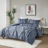 Inari Cotton Printed Duvet Cover Set With Trims Indigo Blue - Ink+Ivy -Bedding Promotion GUEST 249beef0 0b50 4070 9fee 70dcaf4215b5
