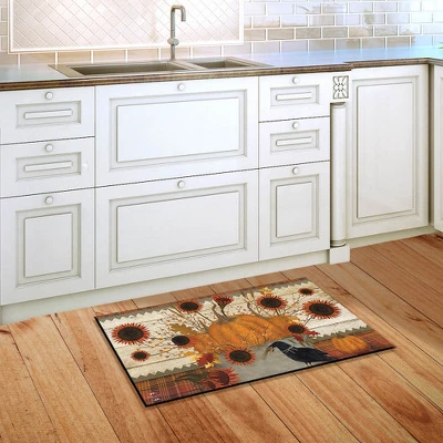 Briarwood Lane Primitive Pumpkins Autumn Doormat Sunflowers Fall Indoor / Outdoor 30" X 18" 5 Briarwood Lane Primitive Pumpkins Autumn Doormat Sunflowers Fall Indoor / Outdoor 30" X 18" - Image 3