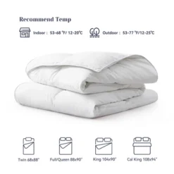 Peace Nest 360 Thread Count White Down Comforter Duvet Insert -Bedding Promotion GUEST 27bce743 20eb 43e8 9db7 83ee6481df19