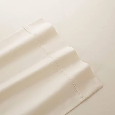 400 Thread Count Sateen Solid Sheet Set - Martex 4 400 Thread Count Sateen Solid Sheet Set - Martex - Image 2