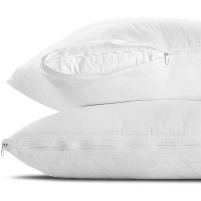 Better Bed Collection Poly/Cotton White PIllow Protectors 2 Pack 3 Better Bed Collection Poly/Cotton White PIllow Protectors 2 Pack