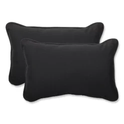 11.5"x18.5" 2pc Pillow Perfect ECOM Canvas Rectangular Outdoor Throw Pillow Set -Bedding Promotion GUEST 2b37f659 fc8c 441a ba32 6116f949b9f7