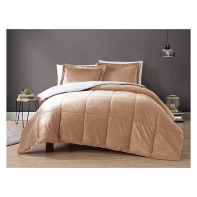 VCNY Micro Mink Faux Shearling Comforter Set 4 VCNY Micro Mink Faux Shearling Comforter Set - Image 2