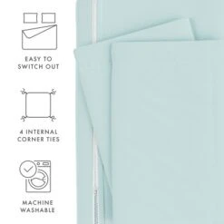 Solid 3 Piece Duvet Cover Sets, 19 Colors - Ultra Soft, Easy Care, Wrinkle Free - Becky Cameron -Bedding Promotion GUEST 2f0fd89a c01b 47bb aa0a e105e38c4d16
