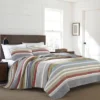 Gray Stripe Salmon Ladder Quilt Set - Eddie Bauer® 1 Gray Stripe Salmon Ladder Quilt Set - Eddie Bauer® -Bedding Promotion GUEST 2f1a10b9 a30c 4527 8489 56320749bc52