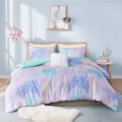 Intelligent Design Lisa Watercolor Tie Dye Printed Duvet Cover Set -Bedding Promotion GUEST 2f4c8841 de1b 49ad 8c41 b511590fa7de