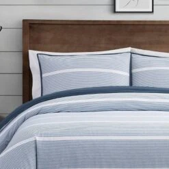 Niari Yarn Dye Stripe Comforter Set - Brooklyn Loom