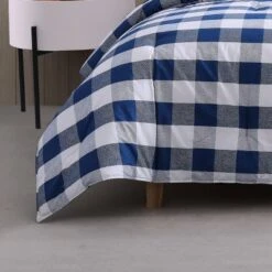 Bison Plaid 100% Cotton Comforter Set Navy - Wrangler -Bedding Promotion GUEST 30165521 fdd1 44e0 921c 4e2660f69aa3