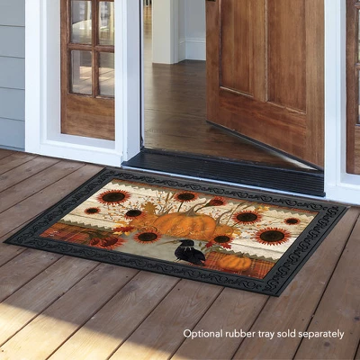 Briarwood Lane Primitive Pumpkins Autumn Doormat Sunflowers Fall Indoor / Outdoor 30" X 18" 4 Briarwood Lane Primitive Pumpkins Autumn Doormat Sunflowers Fall Indoor / Outdoor 30" X 18" - Image 2