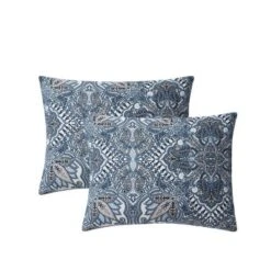 8pc Valore Medallion Coordinating Comforter And Quilt Set Blue - VCNY -Bedding Promotion GUEST 316d6f6f 9621 45cd 8e03 f63fc89074ad