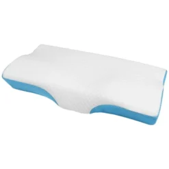 Unique Bargains 1Pcs Contour Memory Foam Pillow Cervical Neck Support Sleeping Pillows White 62x33x10cm -Bedding Promotion GUEST 31b89ab0 e481 4061 8d7d 225a98b23a0f