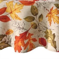 Autumn Leaves Fall Printed Tablecloth - Orange/Yellow - Elrene Home Fashions 8 Autumn Leaves Fall Printed Tablecloth - Orange/Yellow - Elrene Home Fashions -Bedding Promotion GUEST 31cebeff 3a26 4d94 994a af99f277b469