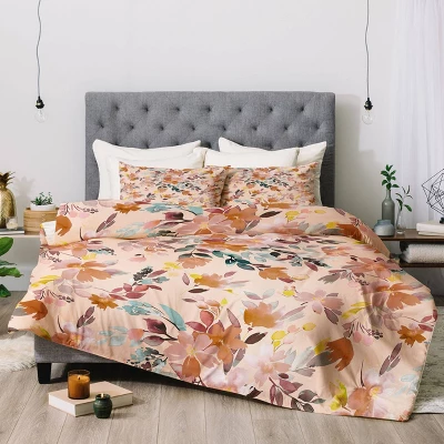 Ninola Design Summer Moroccan Floral 100% Cotton Comforter Set - Deny Designs 5 Ninola Design Summer Moroccan Floral 100% Cotton Comforter Set - Deny Designs - Image 3