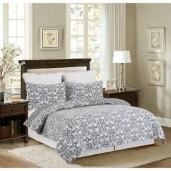 C&F Home Trellis White Euro Sham Set -Bedding Promotion GUEST 330ce607 b2e6 4d2d 8f37 f34194b29cd2