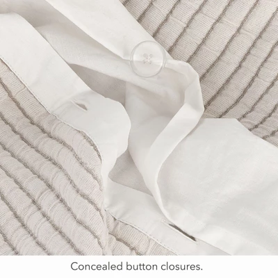 Nate Home By Nate Berkus Matelasse Duvet Set 8 Nate Home By Nate Berkus Matelasse Duvet Set - Image 6