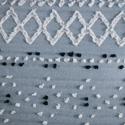 Ink+Ivy 3pc Dora Organic Cotton Chambray Comforter Set Blue 9 Ink+Ivy 3pc Dora Organic Cotton Chambray Comforter Set Blue - Image 7